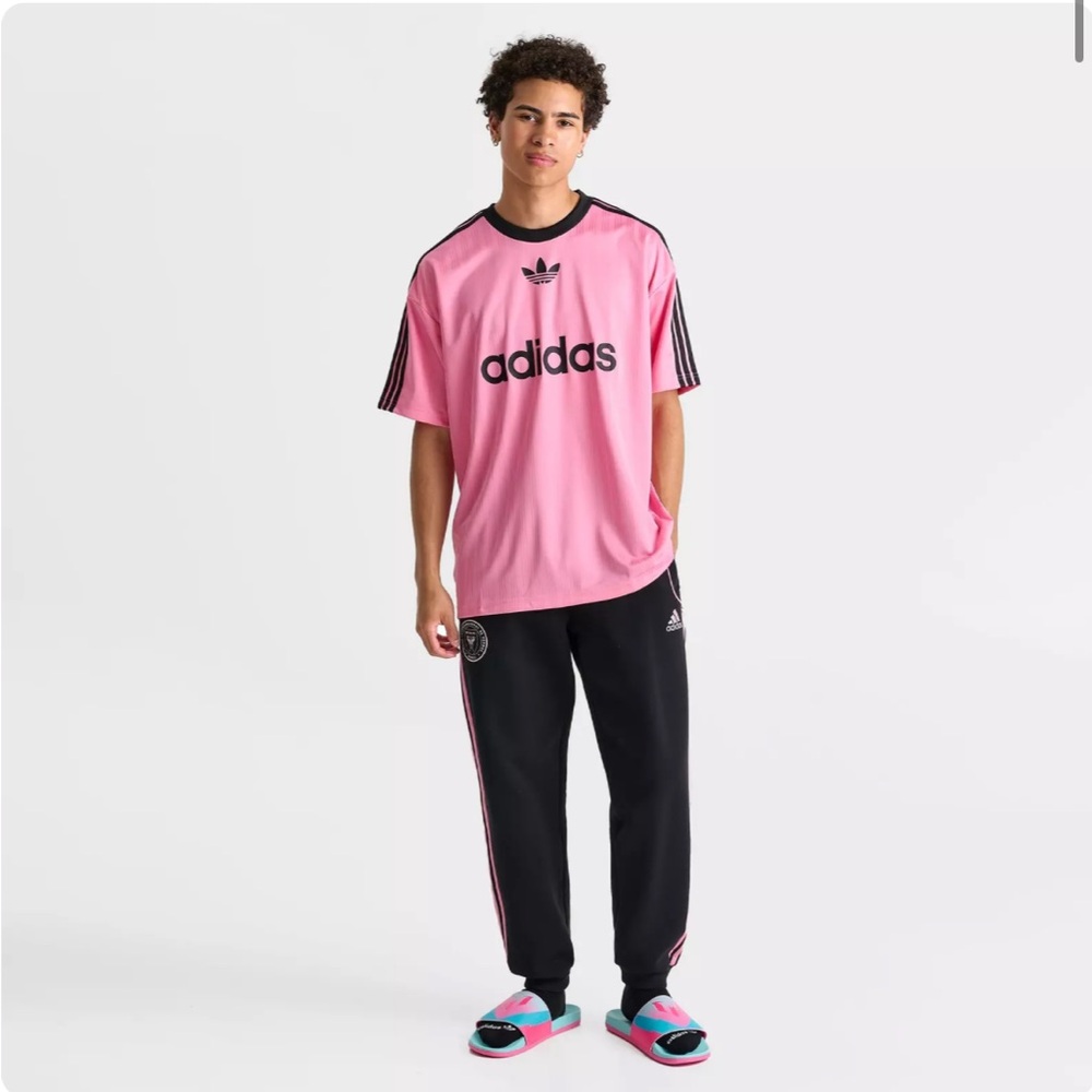 Men's Adidas Originals Adicolor Soccer Jersey Shirt L